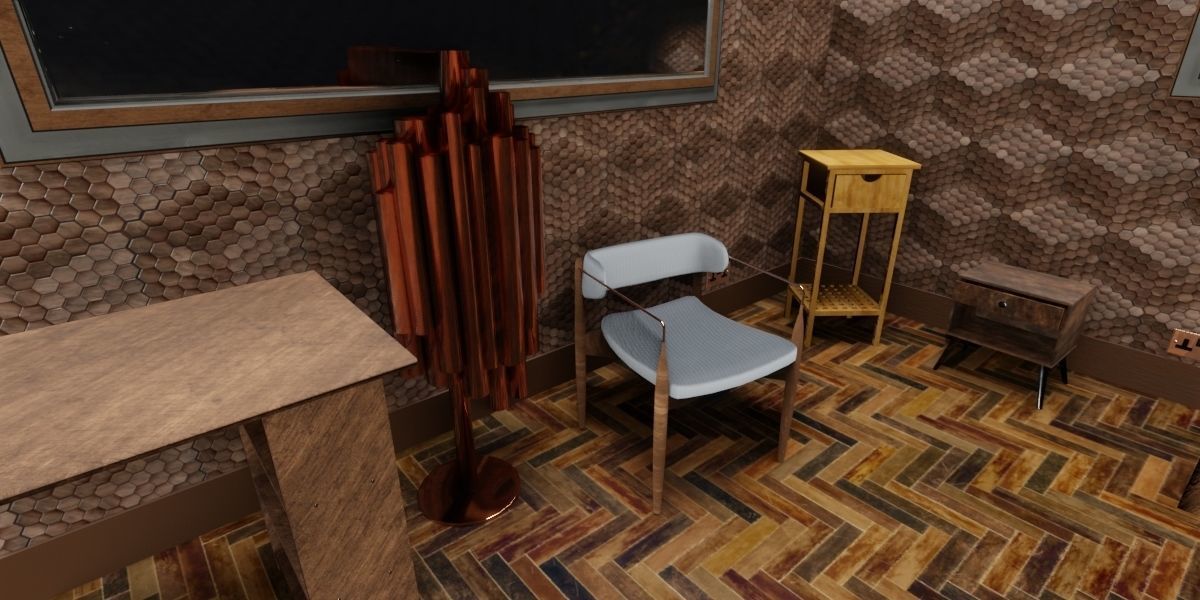 Furniture 3D Model Pack Low-poly 3D model_18