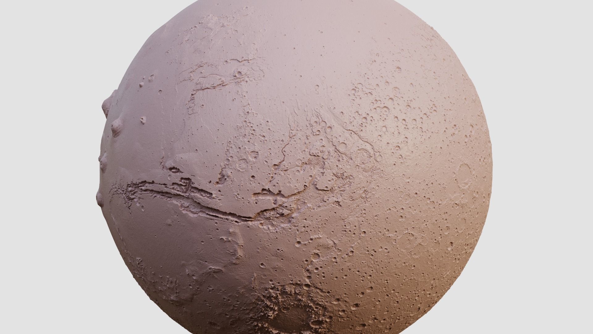 Mars - two insertable parts 3D print model_2