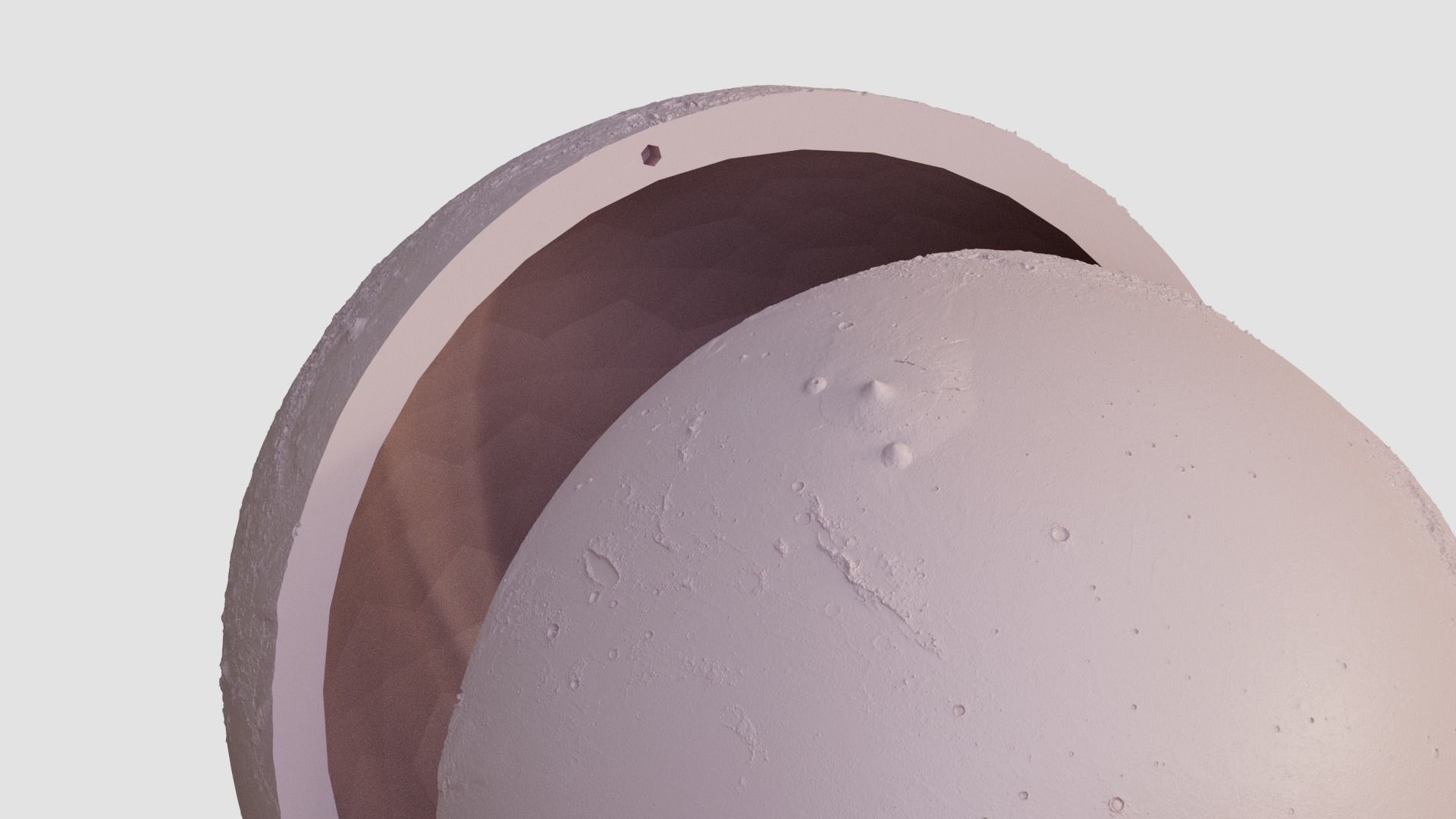 Mars - two insertable parts 3D print model_14