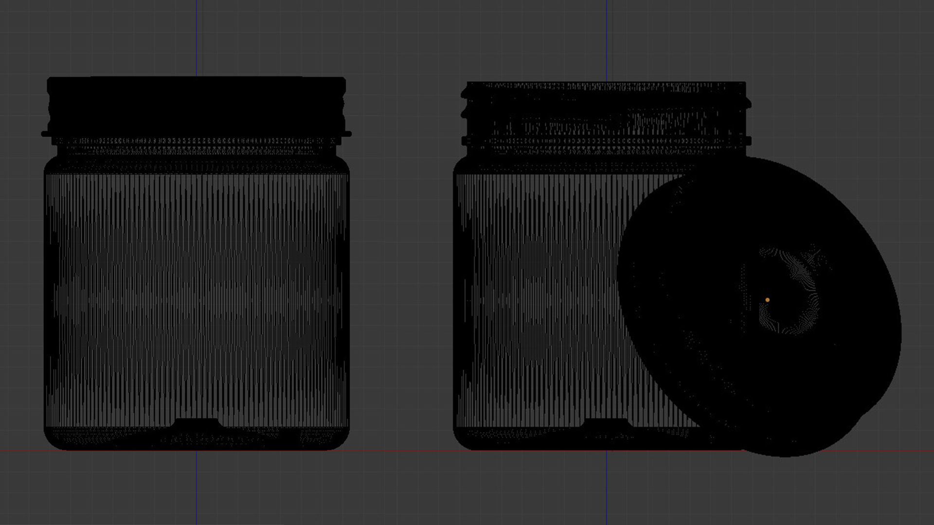 Aluminium Cap 3D model_3