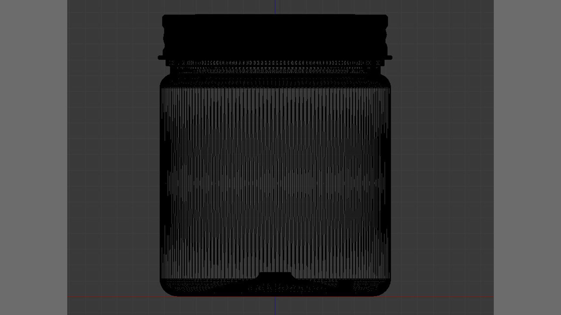 Aluminium Cap 3D model_1