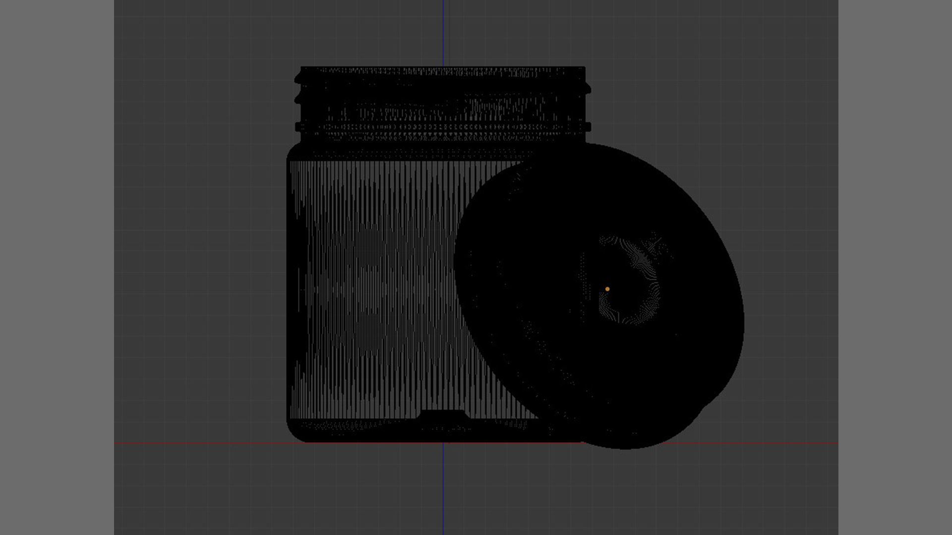 Aluminium Cap 3D model_2