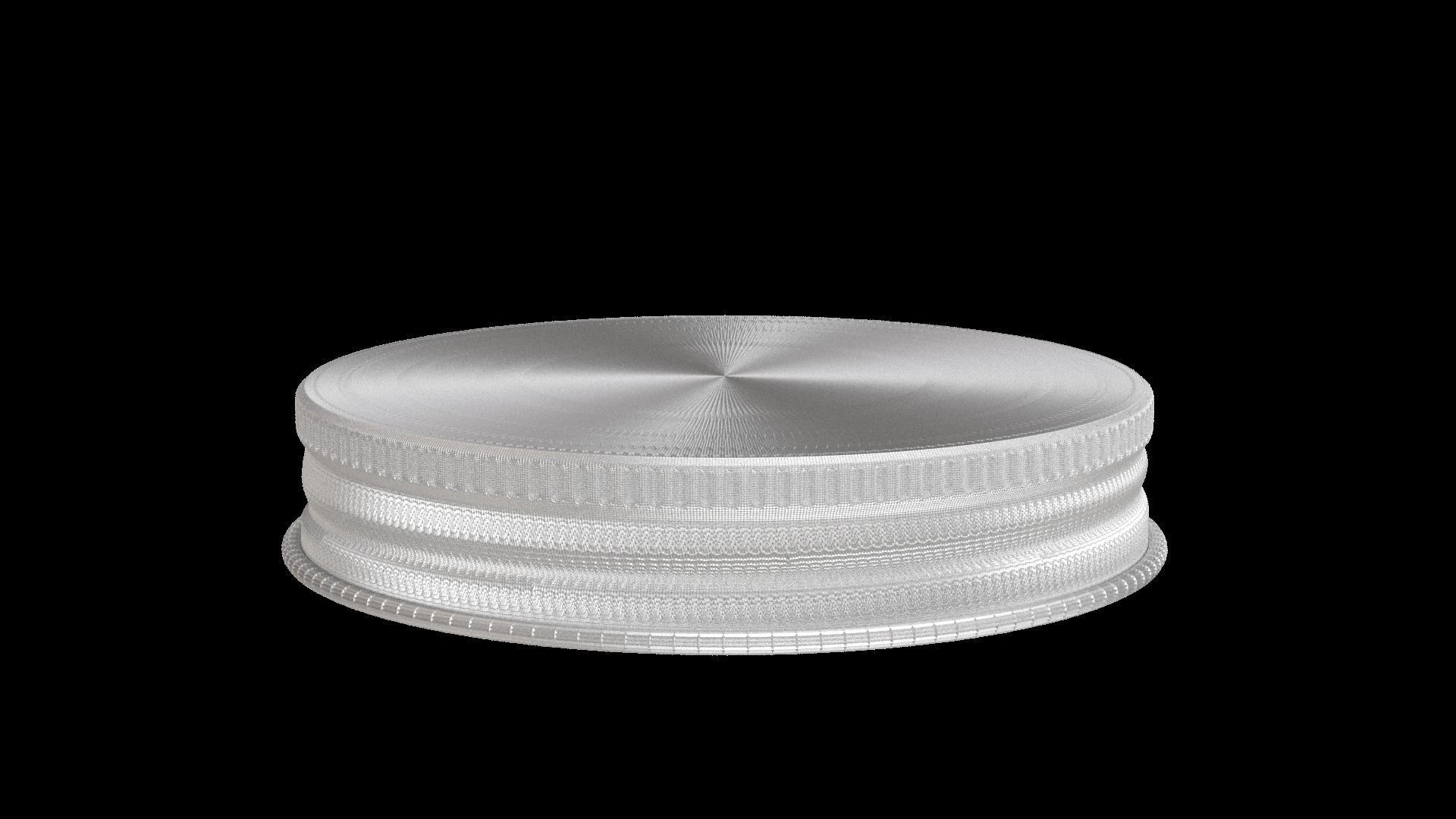 Aluminium Cap 3D model_5
