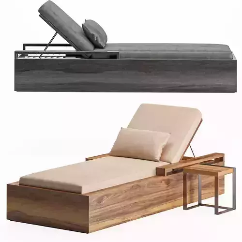 Deck Chair 3D model