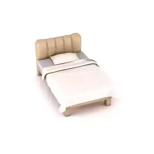 Small Leather Bed