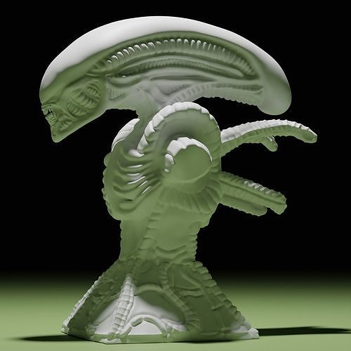 Xenomorph 3D-Print Ready 3D print model