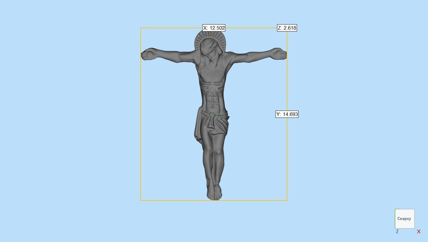 Jesus of Nazareth 3D print model_3