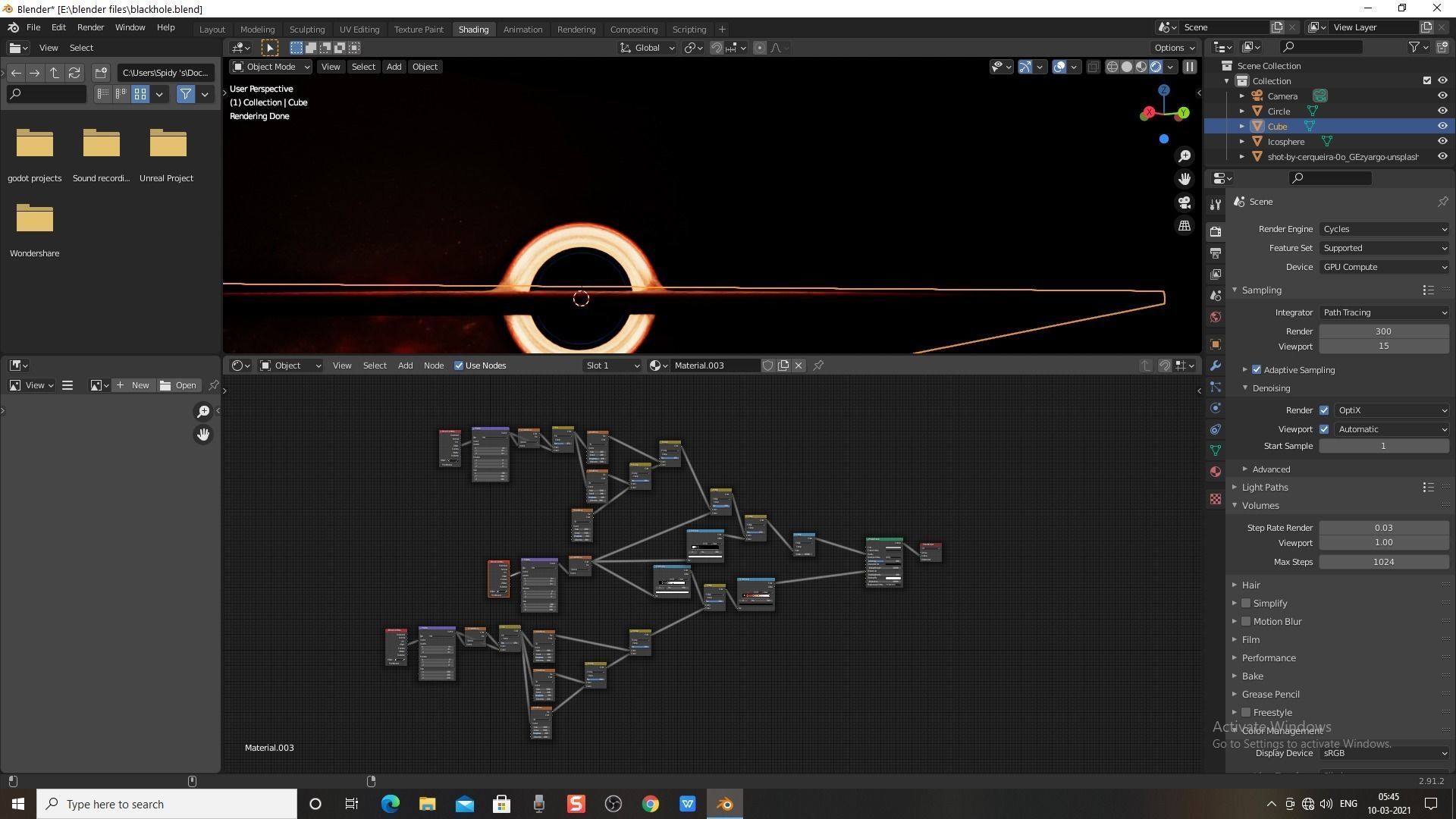 Black Hole  Free 3D model_16