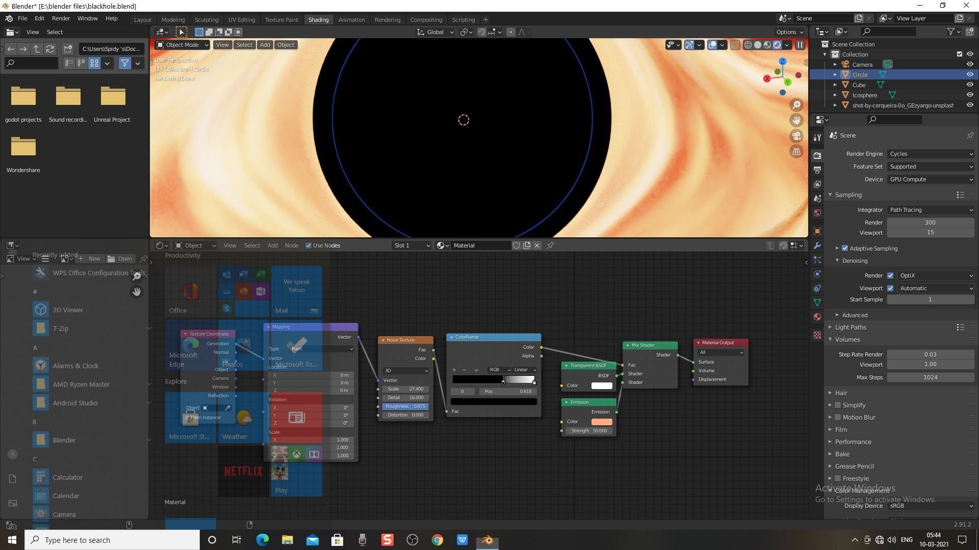 Black Hole  Free 3D model_14