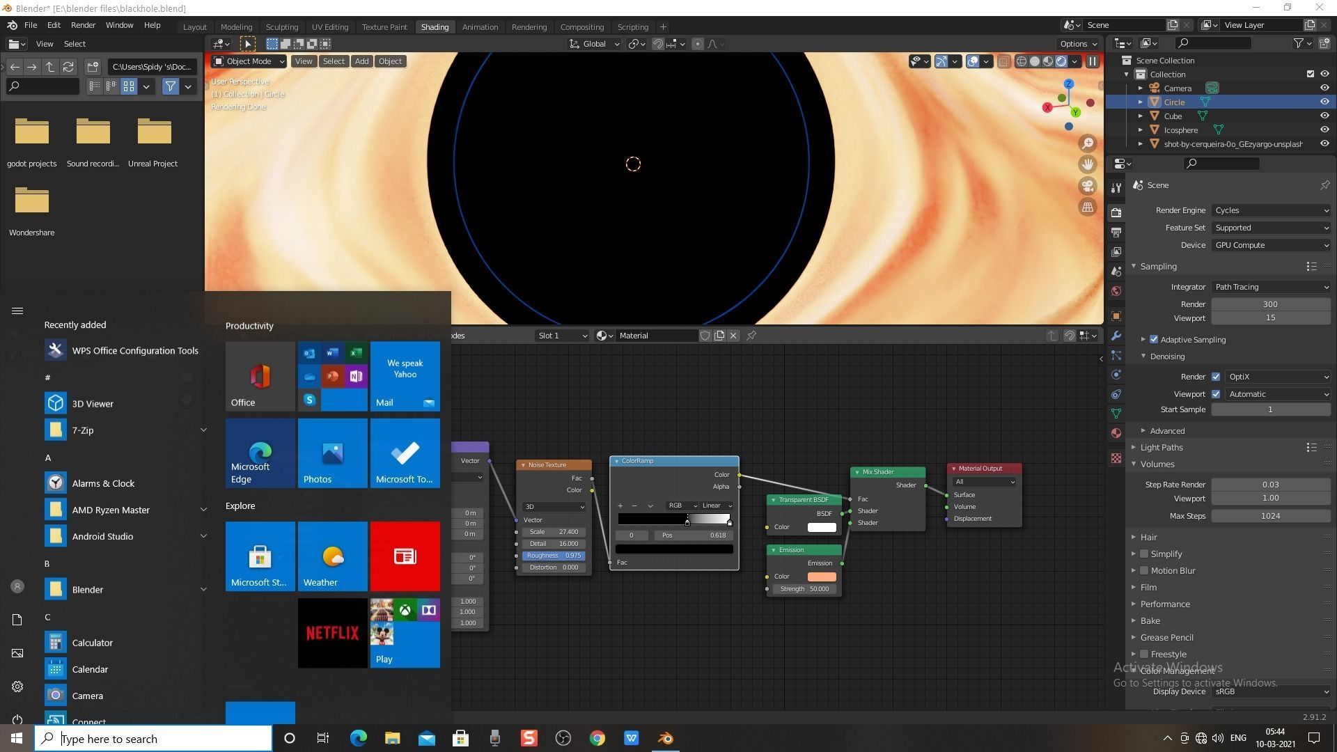 Black Hole  Free 3D model_13