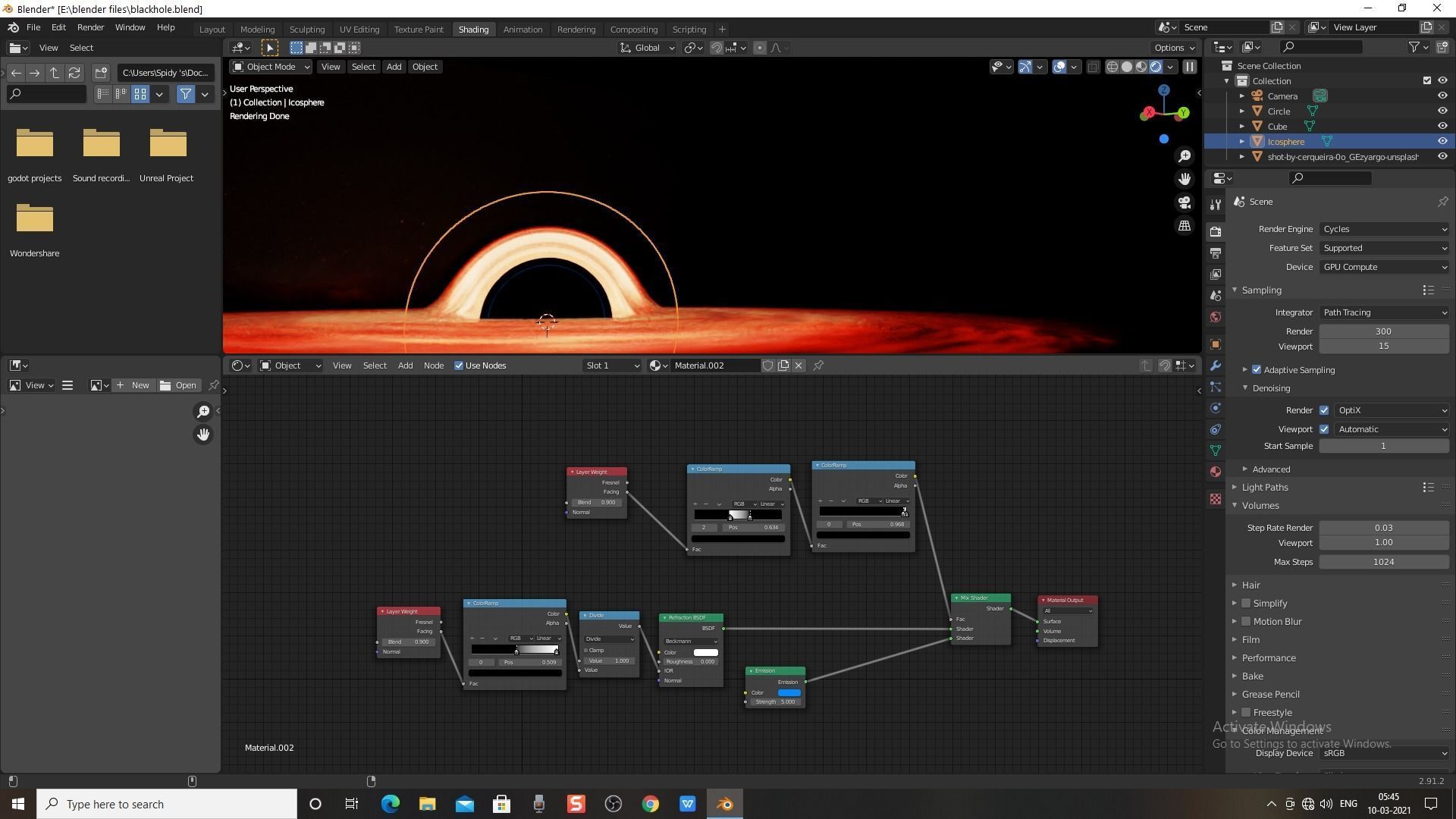 Black Hole  Free 3D model_15
