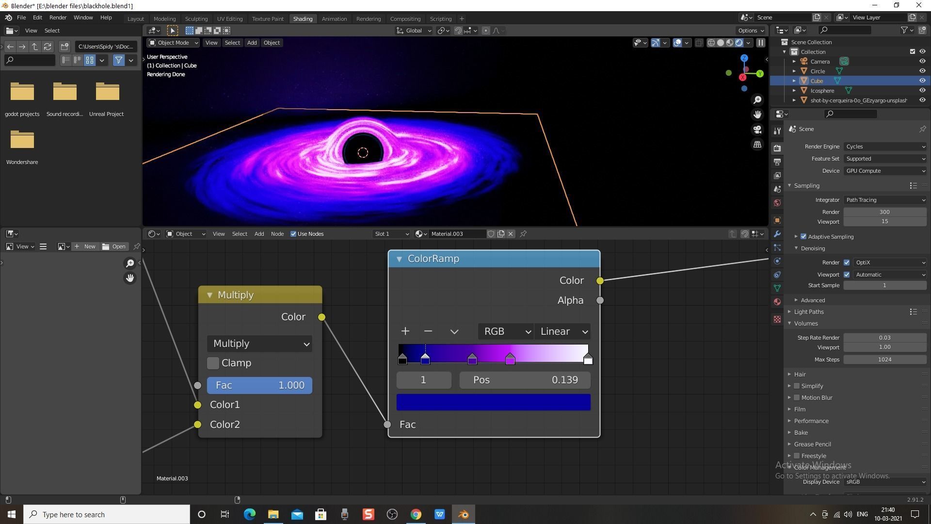 Black Hole  Free 3D model_20