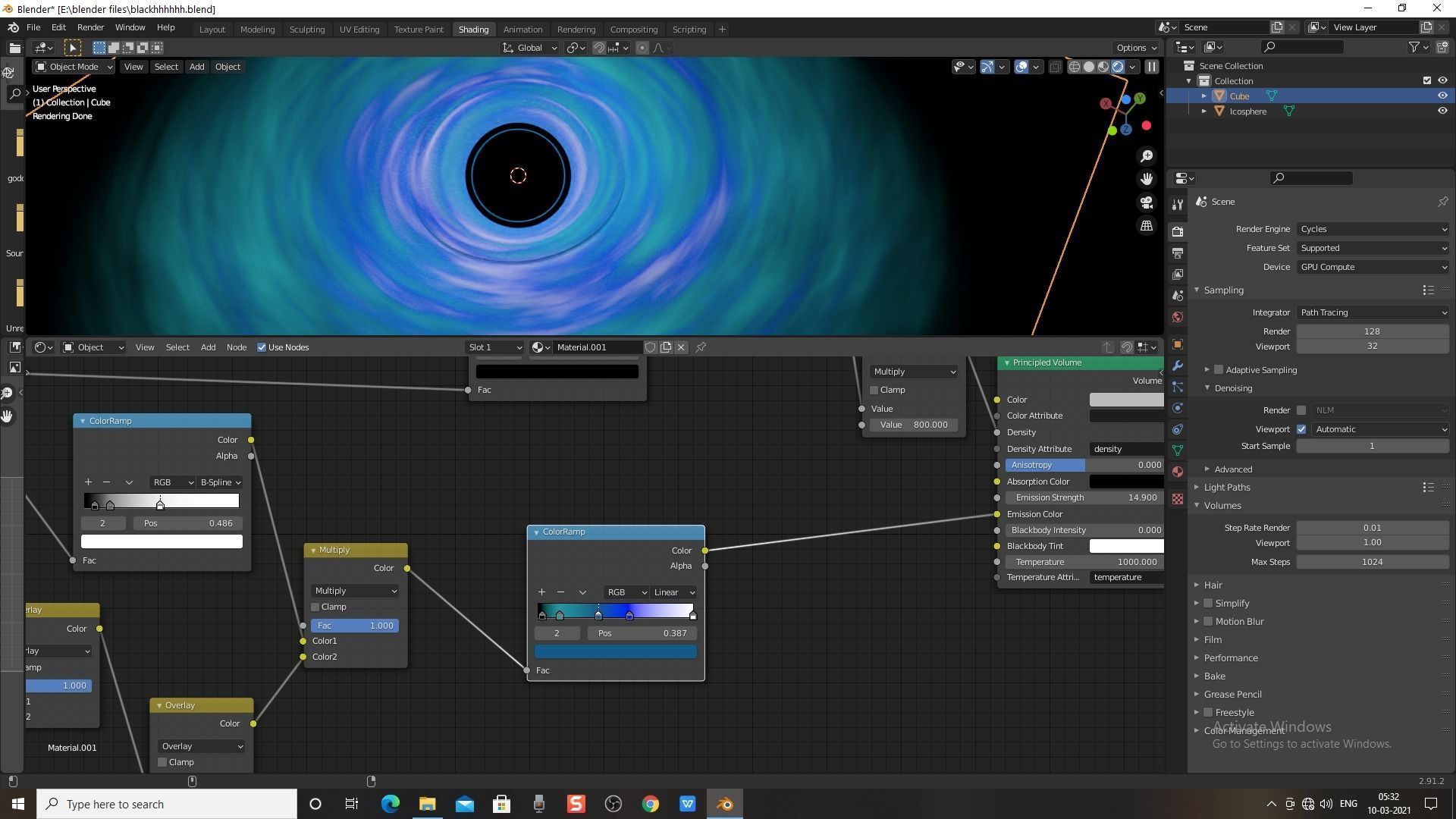 Black Hole  Free 3D model_12