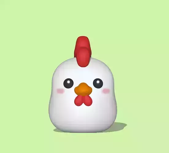 Zodiac Rooster 3D print model