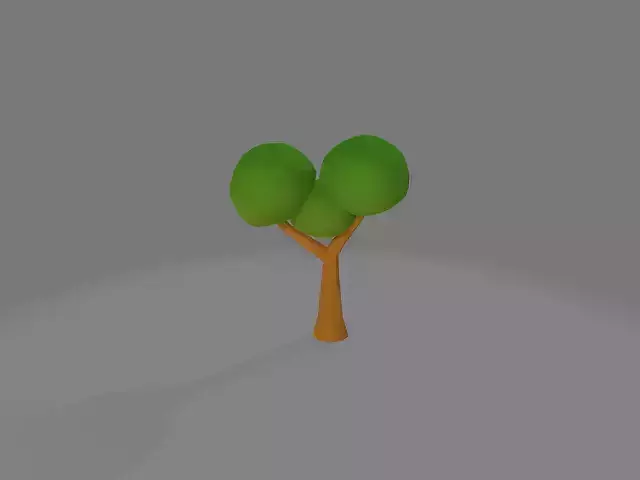 Low poly tree
