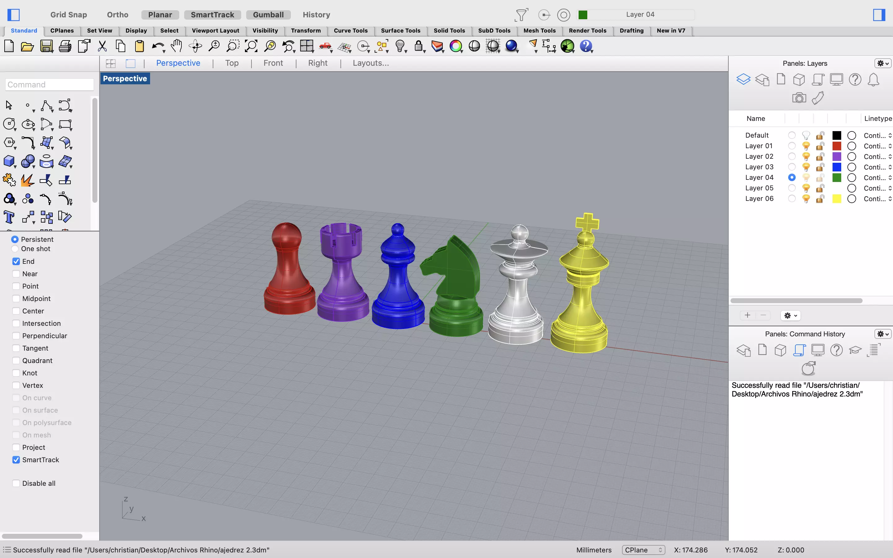 Chess Free 3D model_0