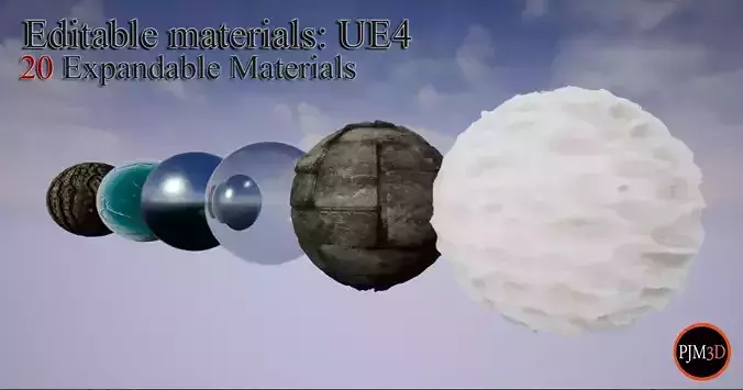 Materials Pack BPR Unreal Engine4 V3 Tessellation
