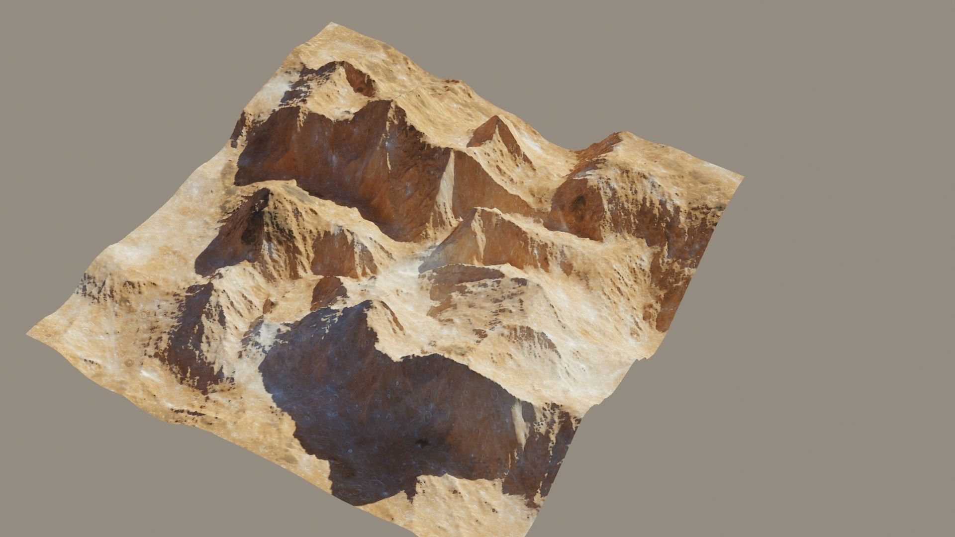 Planet Surface 3D model 3D model_2