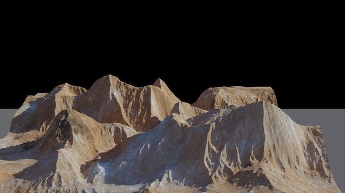 Planet Surface 3D model 3D model