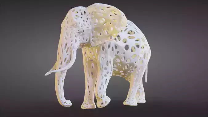 Elephant sculpture