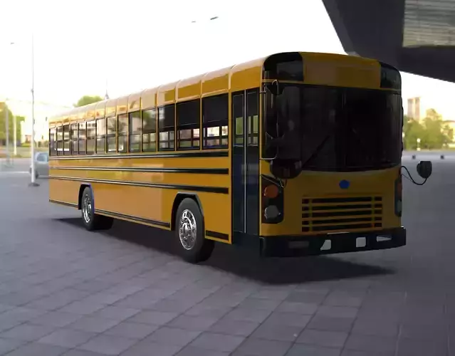 Blue Bird All American 2010 3D model