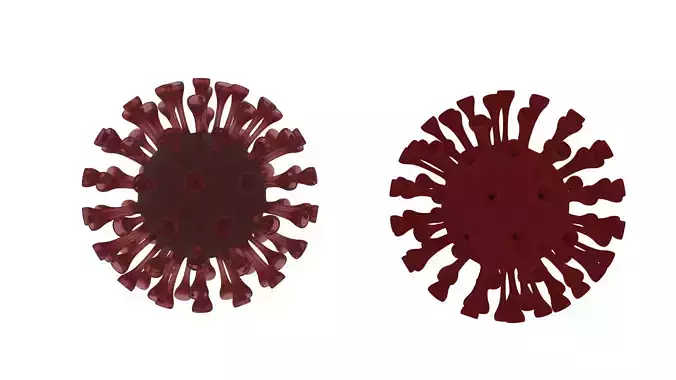 Corona virus 3d model