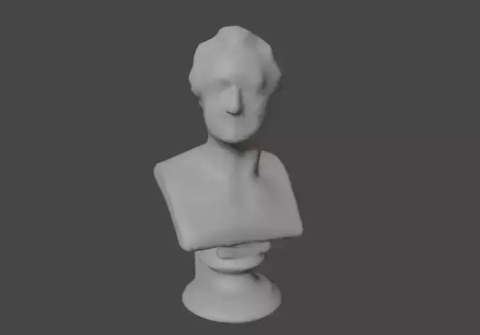 Statue Lowpoly bust