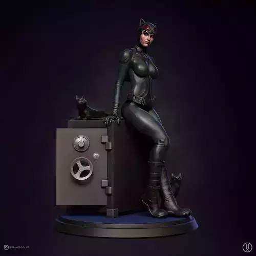 Catwoman statue