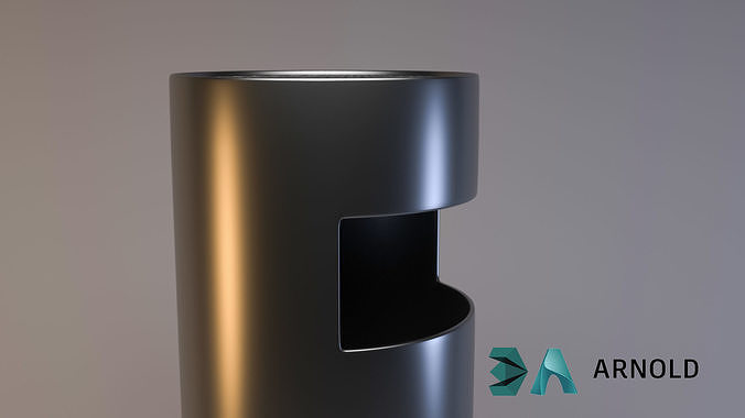 Trash can 3D model