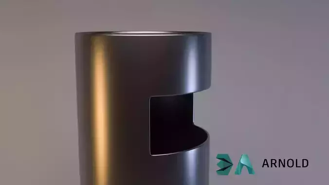 Trash can 3D model