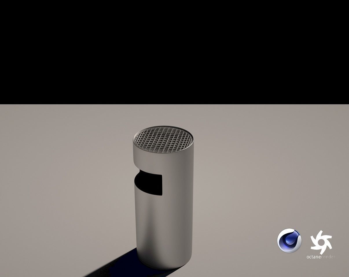Trash can 3D model_20