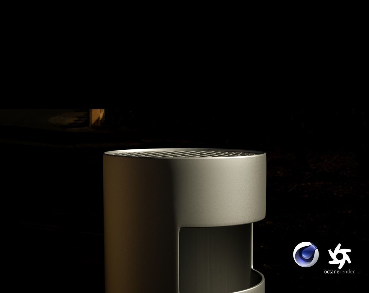 Trash can 3D model_21