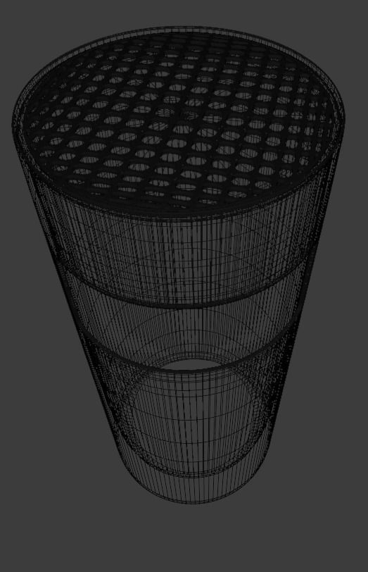 Trash can 3D model_34