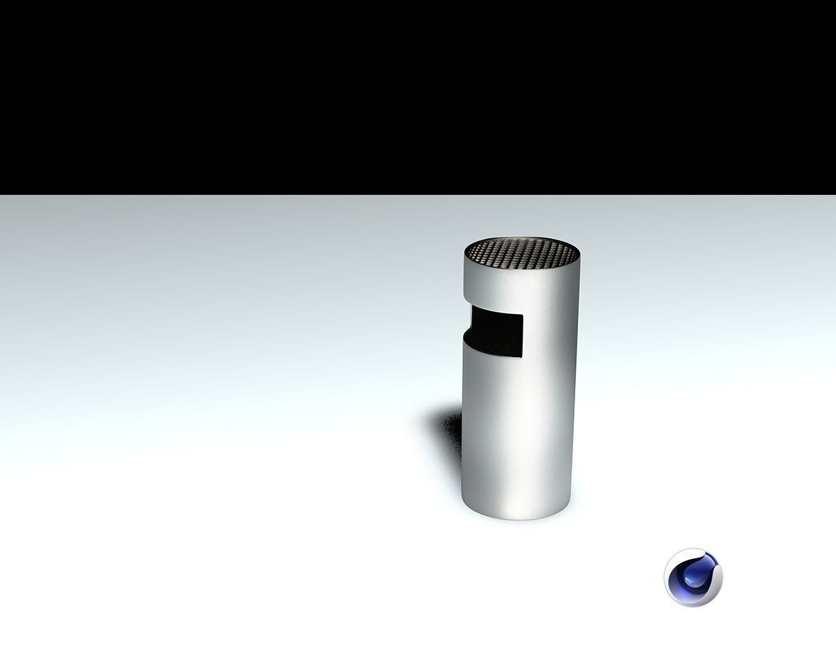 Trash can 3D model_29