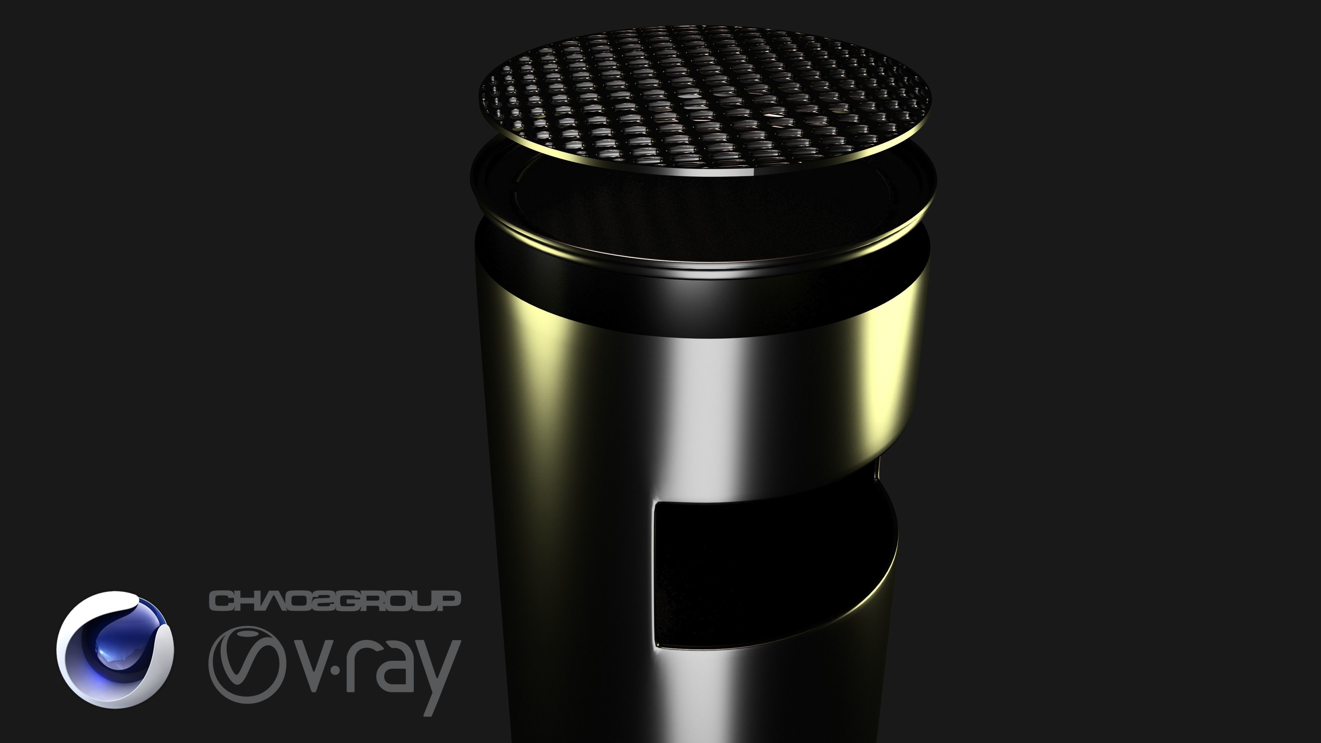 Trash can 3D model_10