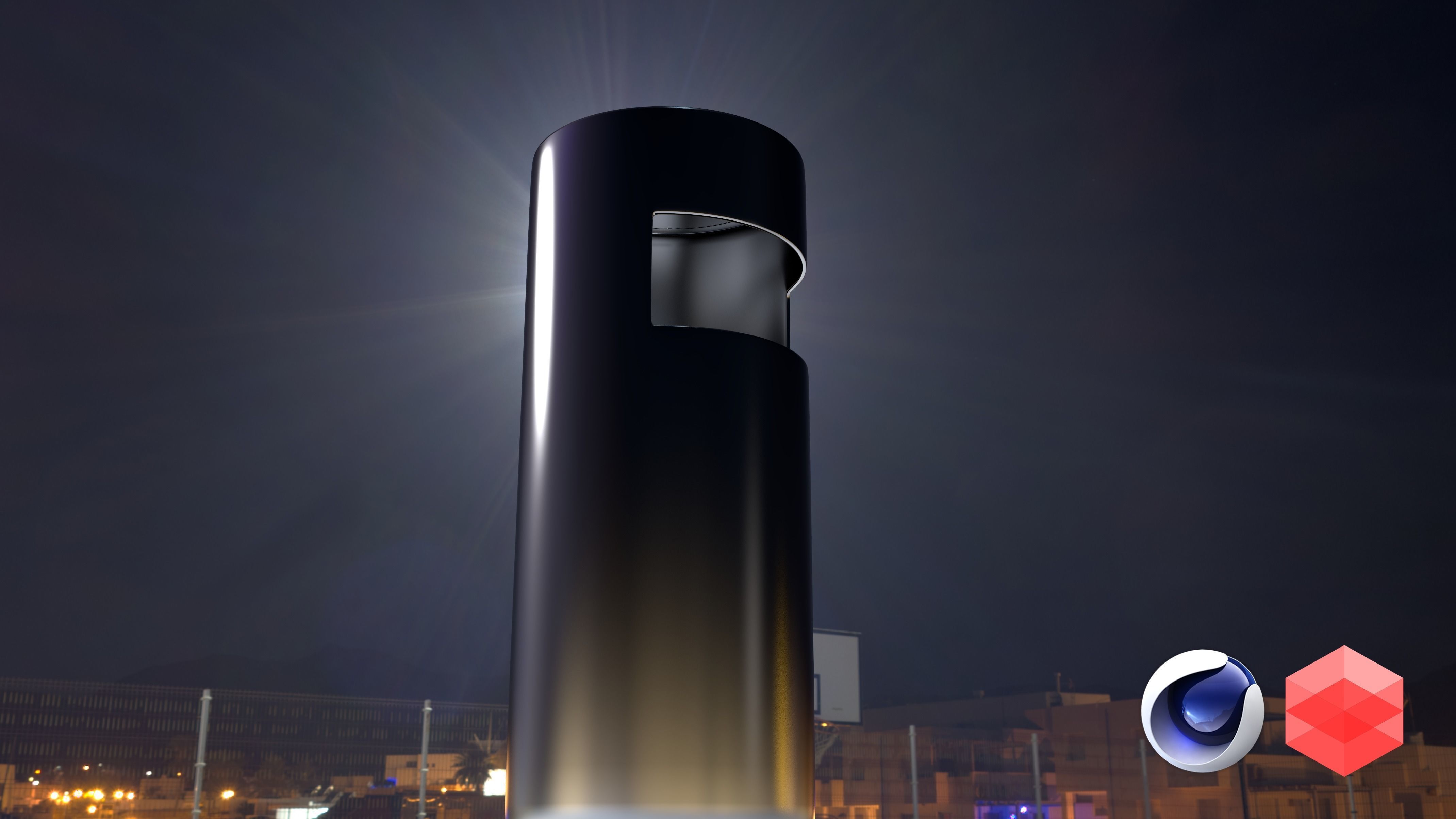 Trash can 3D model_17