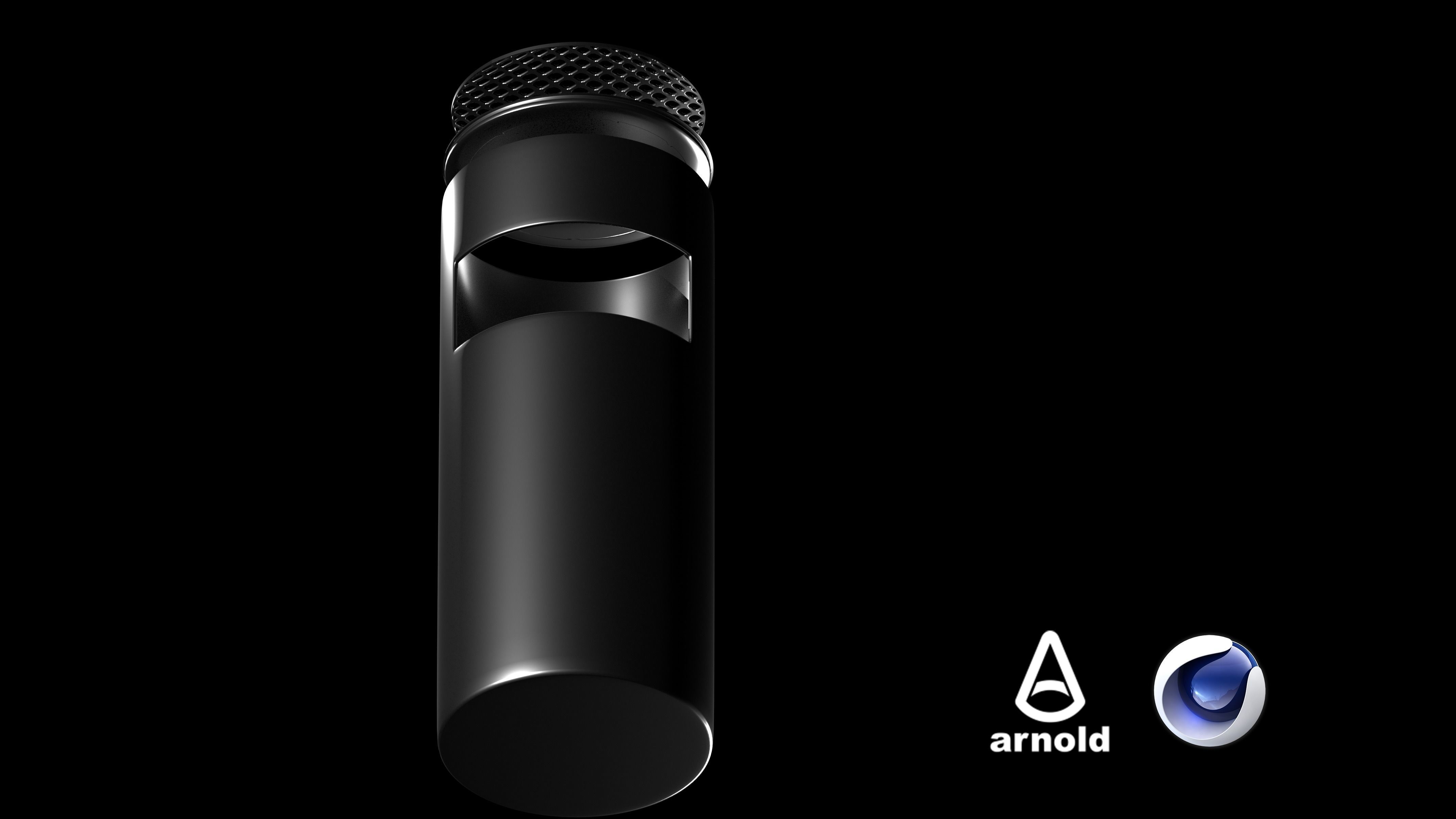 Trash can 3D model_13