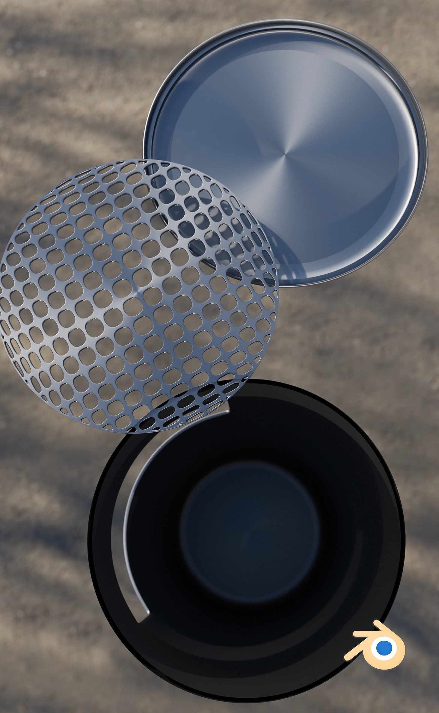 Trash can 3D model_27