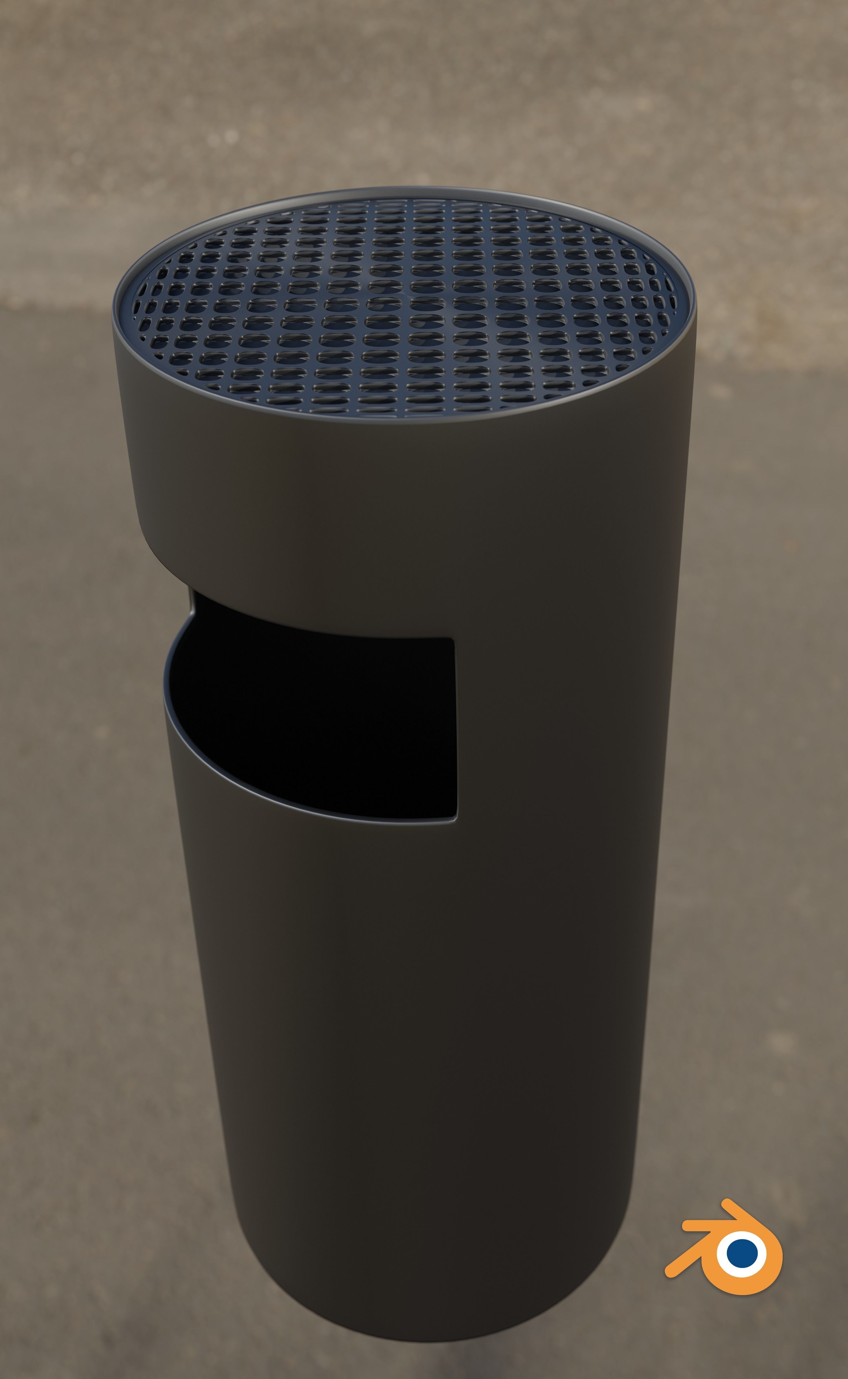 Trash can 3D model_19