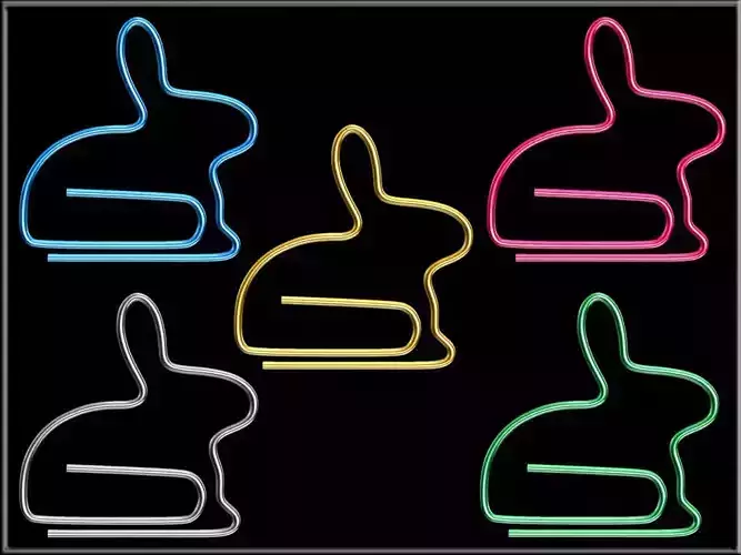 Rabbit Paper Clip