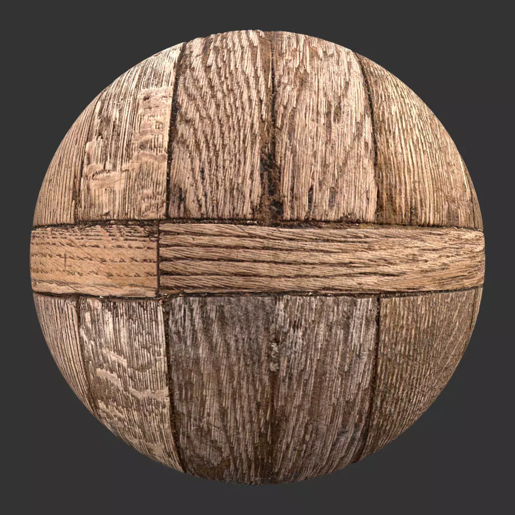 Wood Flooring 6k Texture 3D model_0