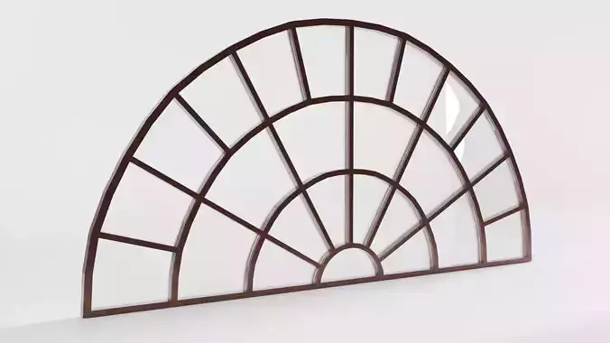 Semicircular Industrial Window