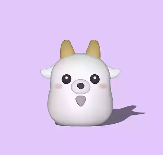 Zodiac Goat 3D print model