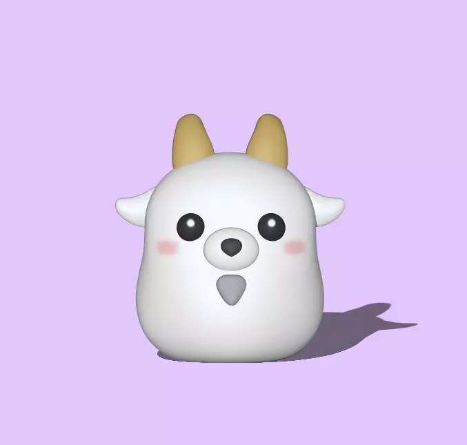 Zodiac Goat 3D print model_0