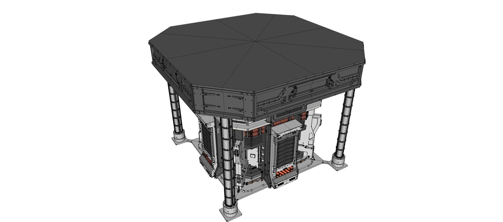 Sci Fi Modular Environment 12 3D model_18