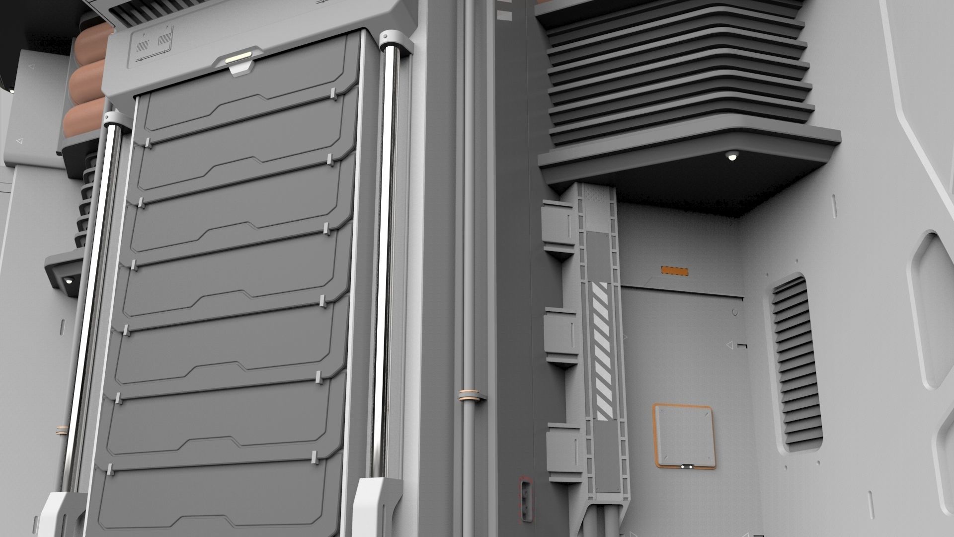 Sci Fi Modular Environment 12 3D model_9