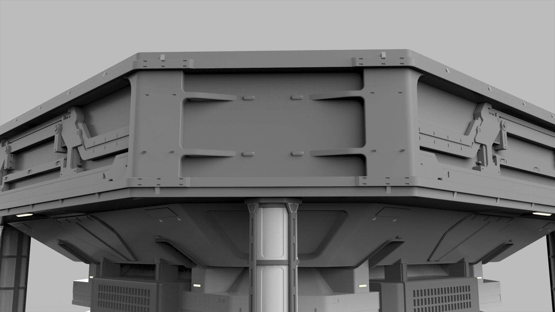 Sci Fi Modular Environment 12 3D model_12