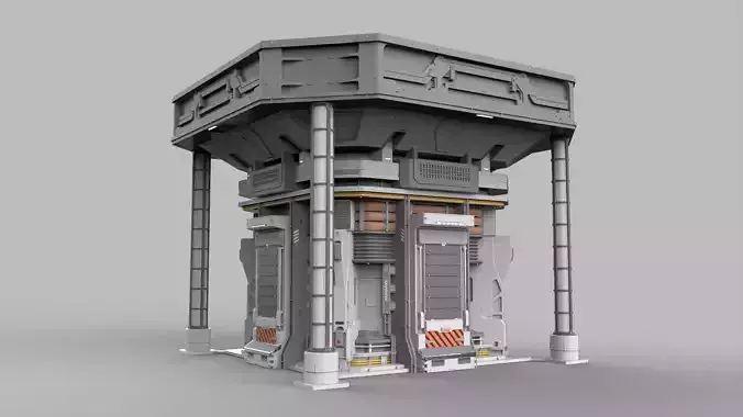 Sci Fi Modular Environment 12 3D model