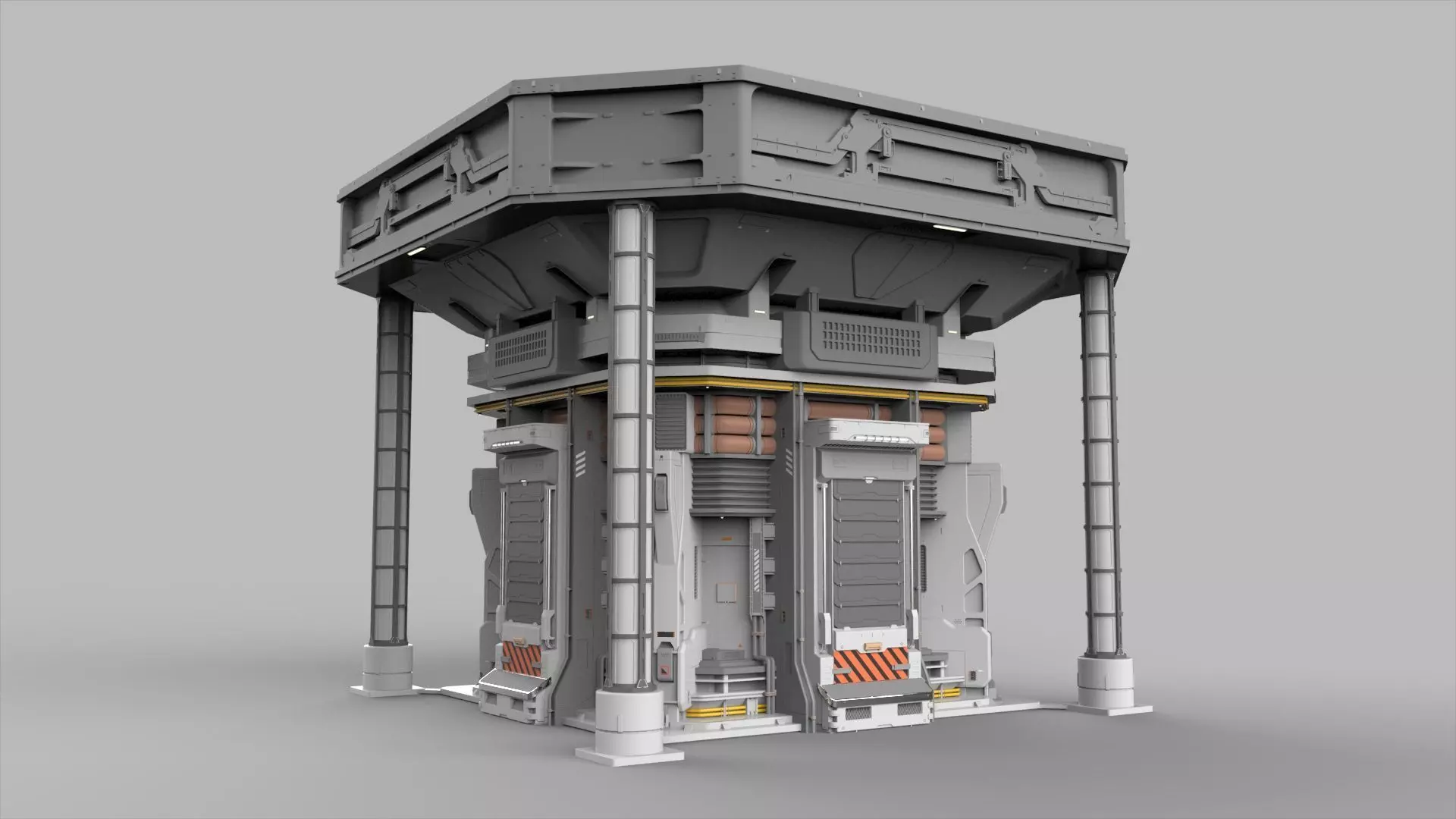 Sci Fi Modular Environment 12 3D model_0