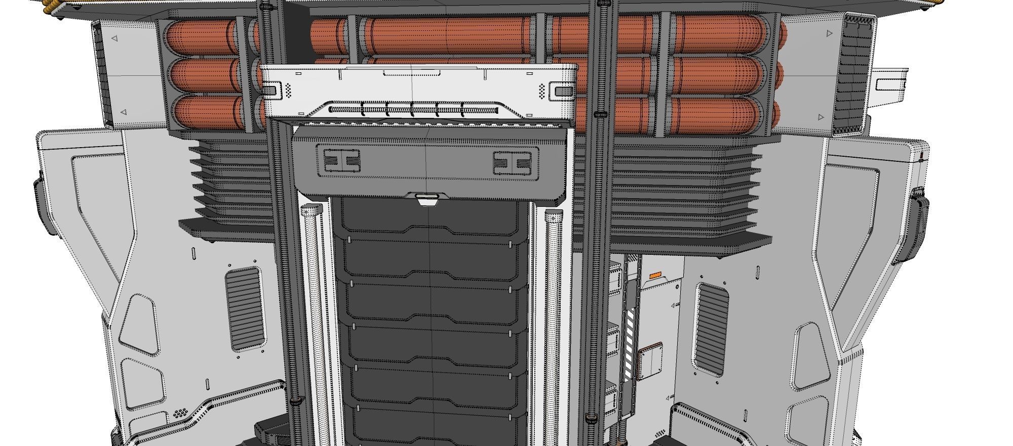 Sci Fi Modular Environment 12 3D model_22